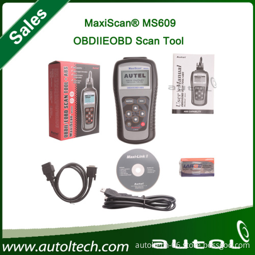 Autel MaxiScan MS609 OBDII Scan Tool Diagnosis for ABS Codes Update Online